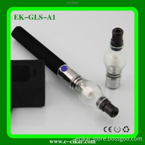 glass dome vaporizer starterkit dry herb/wax atomizer glass dome vapor